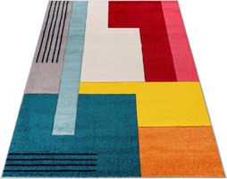 TOP PREIS 🔆 RIESIG 200x300 Teppich Multicolor modern NEU