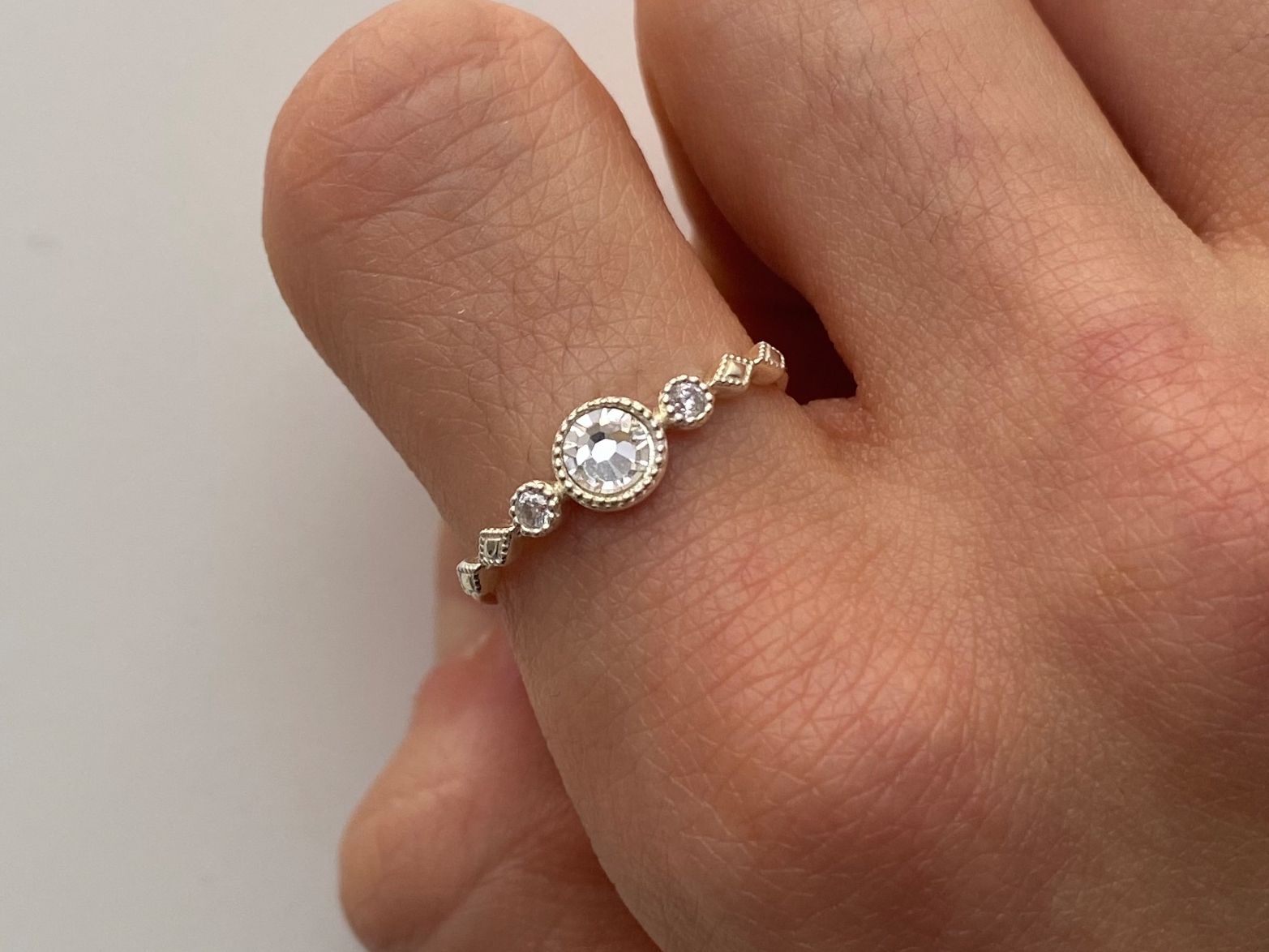 Anelli: Silver 925 Solitär Zirkonia Ring – Nuovo (secondo la descrizione) da Givisiez venduto da dor_xb9k