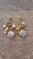 boucles d'oreille breloques poisson