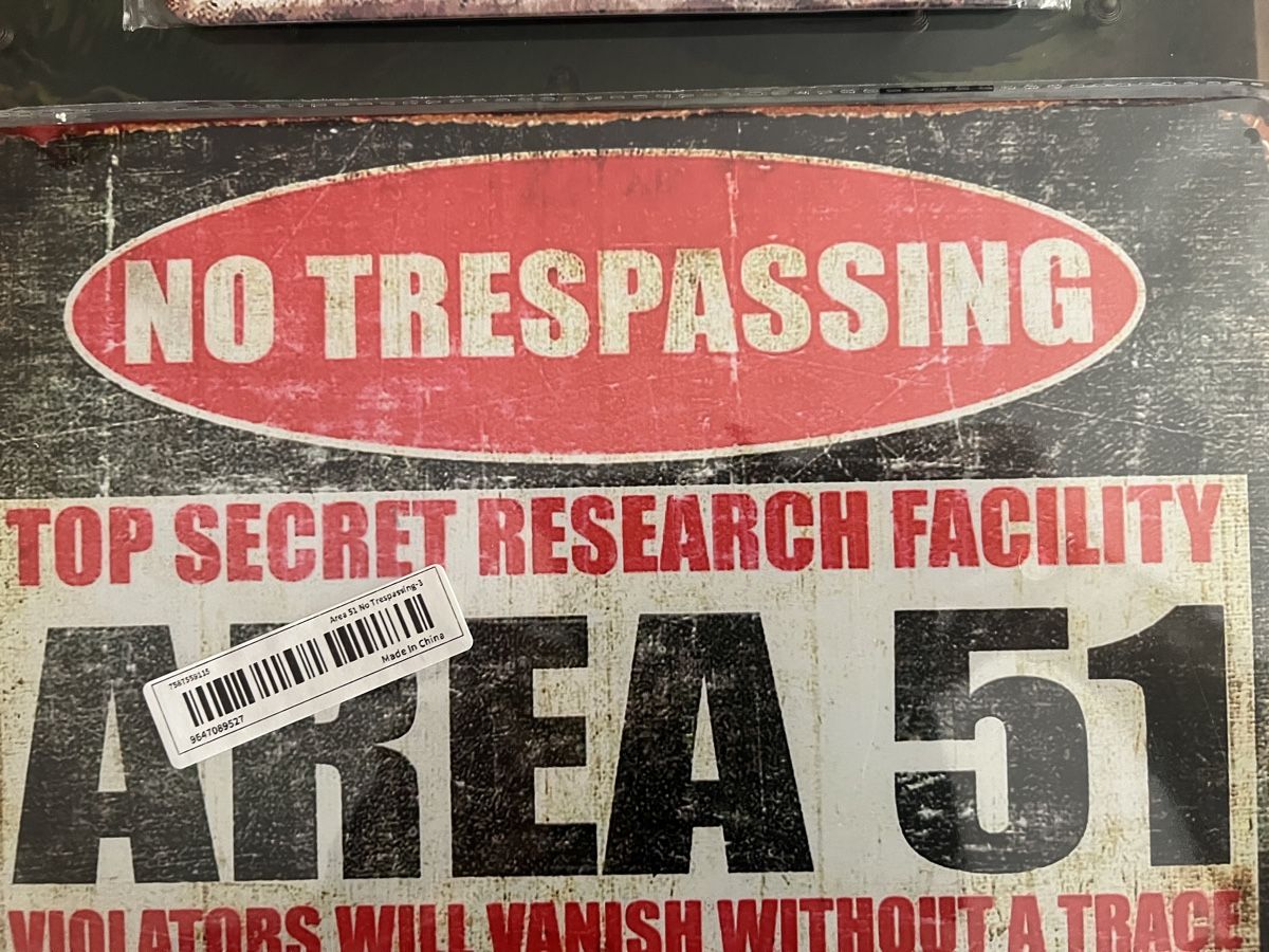 Insegne: Jim Beam Bourbon Blechschild & AREA 51! – Nuovo e nell'imballaggio originale da Mellingen venduto da Oelquelle 1