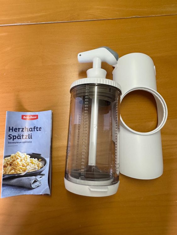 Betty Bossi Spätzli Maker Grand Format Maxi - Préparez 6 Portions Facilement