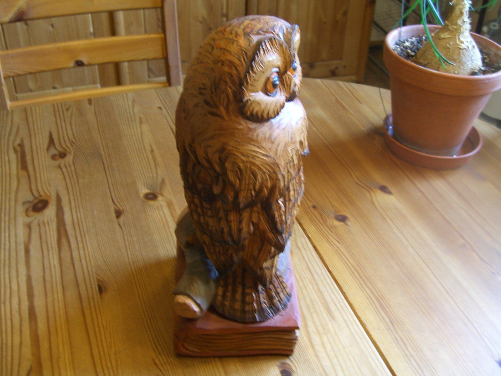 Sculture & Statue: wunderschöne, handgeschnitzte Eulen Skulptur a.d.Schwarzwald – Usato da Winterthur venduto da Gaia 1