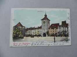 Karte Solothurn SO Bielertor 1901
