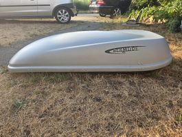Dachbox silber mit Zubehör guter Zustand