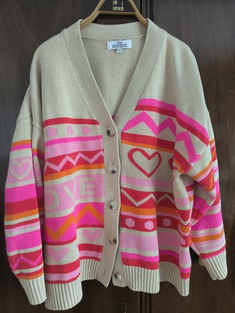 Liebevolle Strickjacke von Zwillingsherz, Gr. L/XL