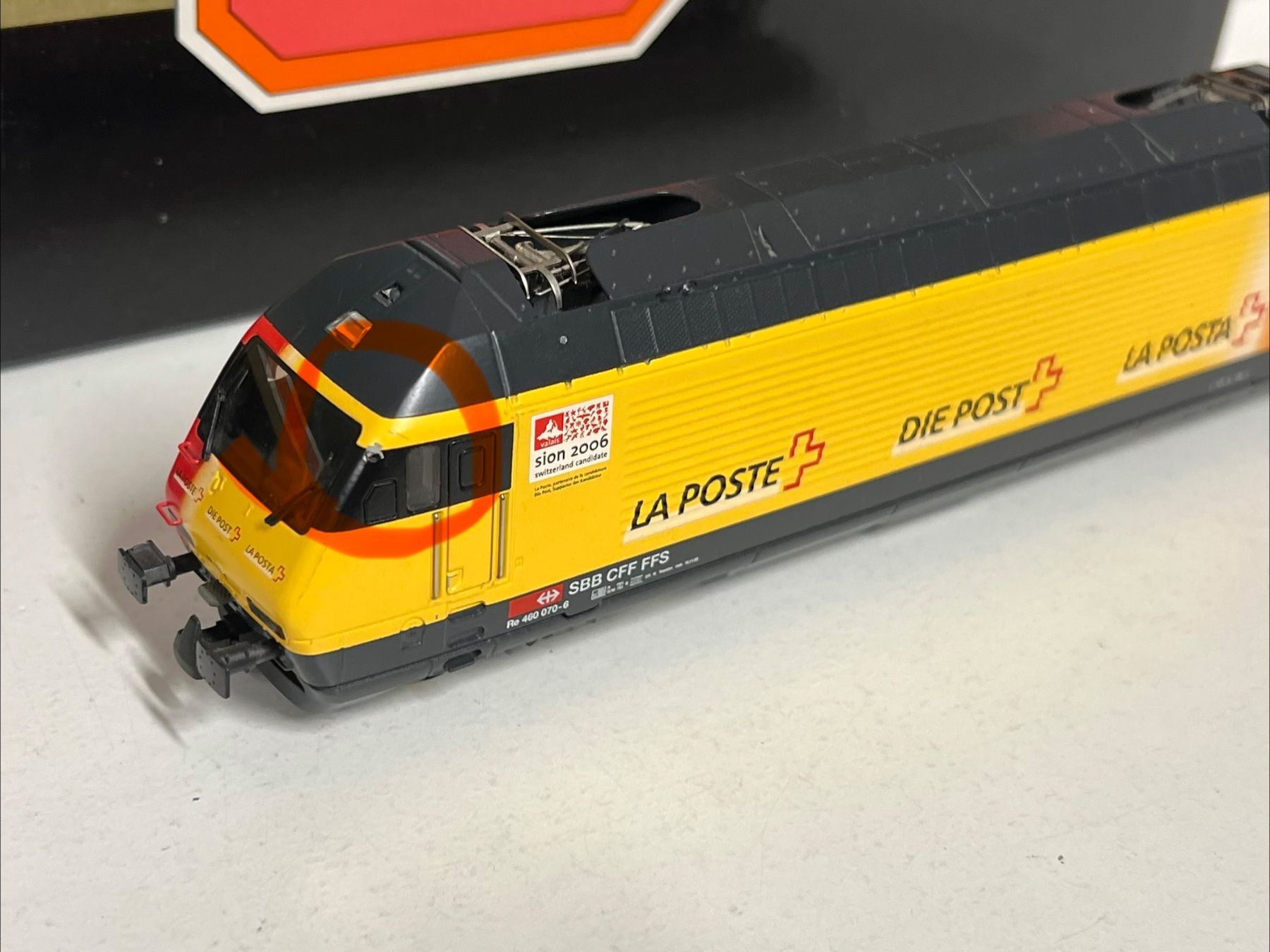 Hag Modellini di ferrovie: HAG Re 4/4 SBB POST Typ 460 Nr.281 H0 DC Analog – Usato da Neuenhof venduto da ludovicco 6