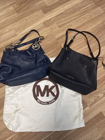 Original Michael Kors Tasche Set, Dunkelblau, Top Zustand!
