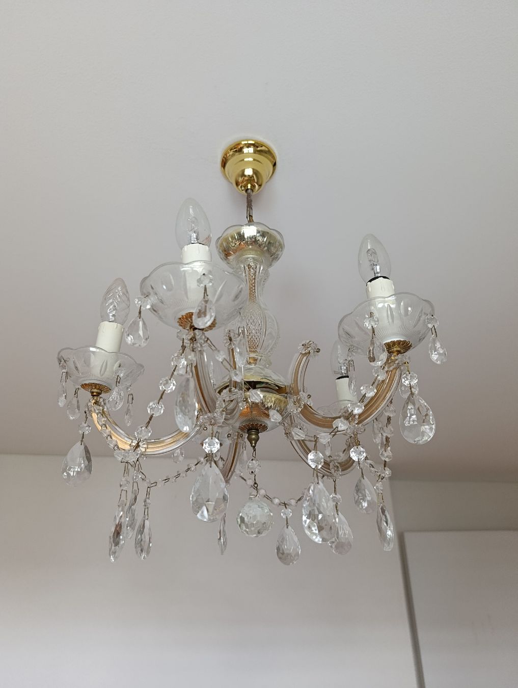 Lampade: Kronleuchter mit echten Glaskristallen – Usato da Diepoldsau venduto da Biene206 2