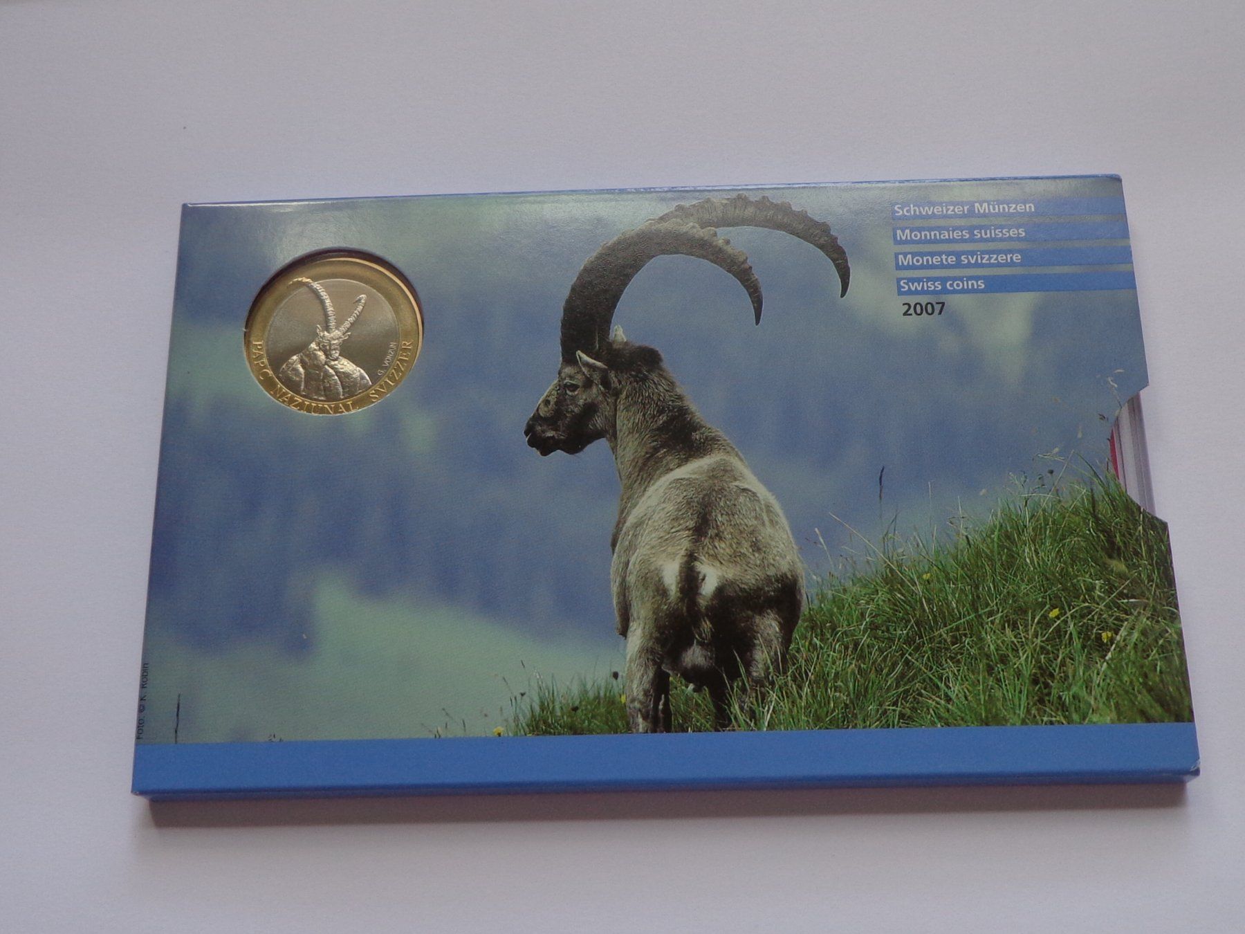 Alle Münzen: Münzsätz 2007 Steinbock Stempelglanz – Neu und originalverpackt aus Pully von UCA01