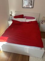 Neuwertiges MALM Bett (140x200cm) mit 4 Schubladen