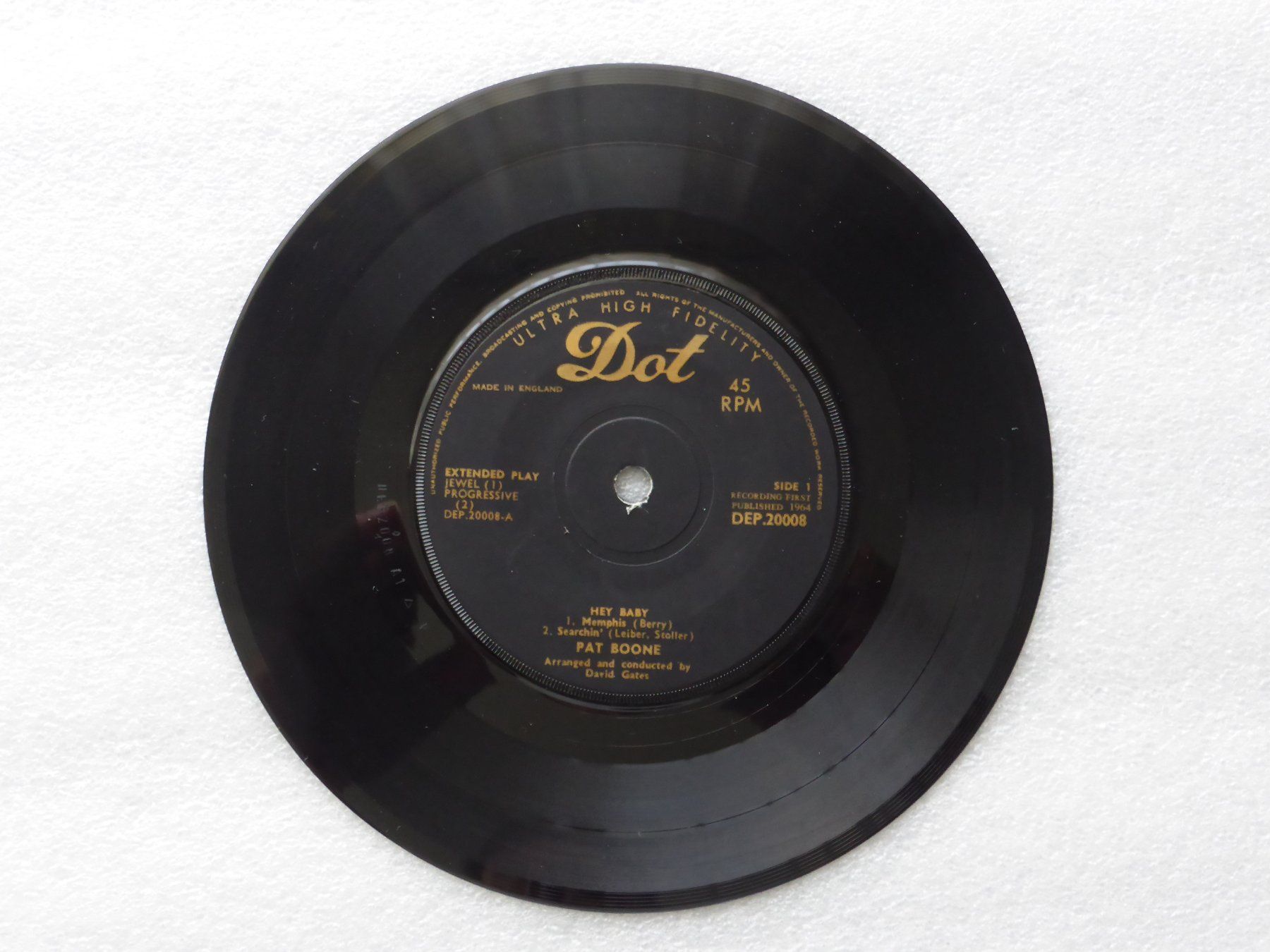 Dischi in vinile: Vinyl Single   EP  PAT BOONE – Usato da Küssnacht am Rigi venduto da Mondkinder 1
