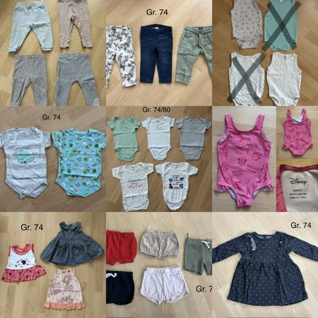 Grosses Babykleider-Paket Mädchen, Gr. 74/80, Top Zustand
