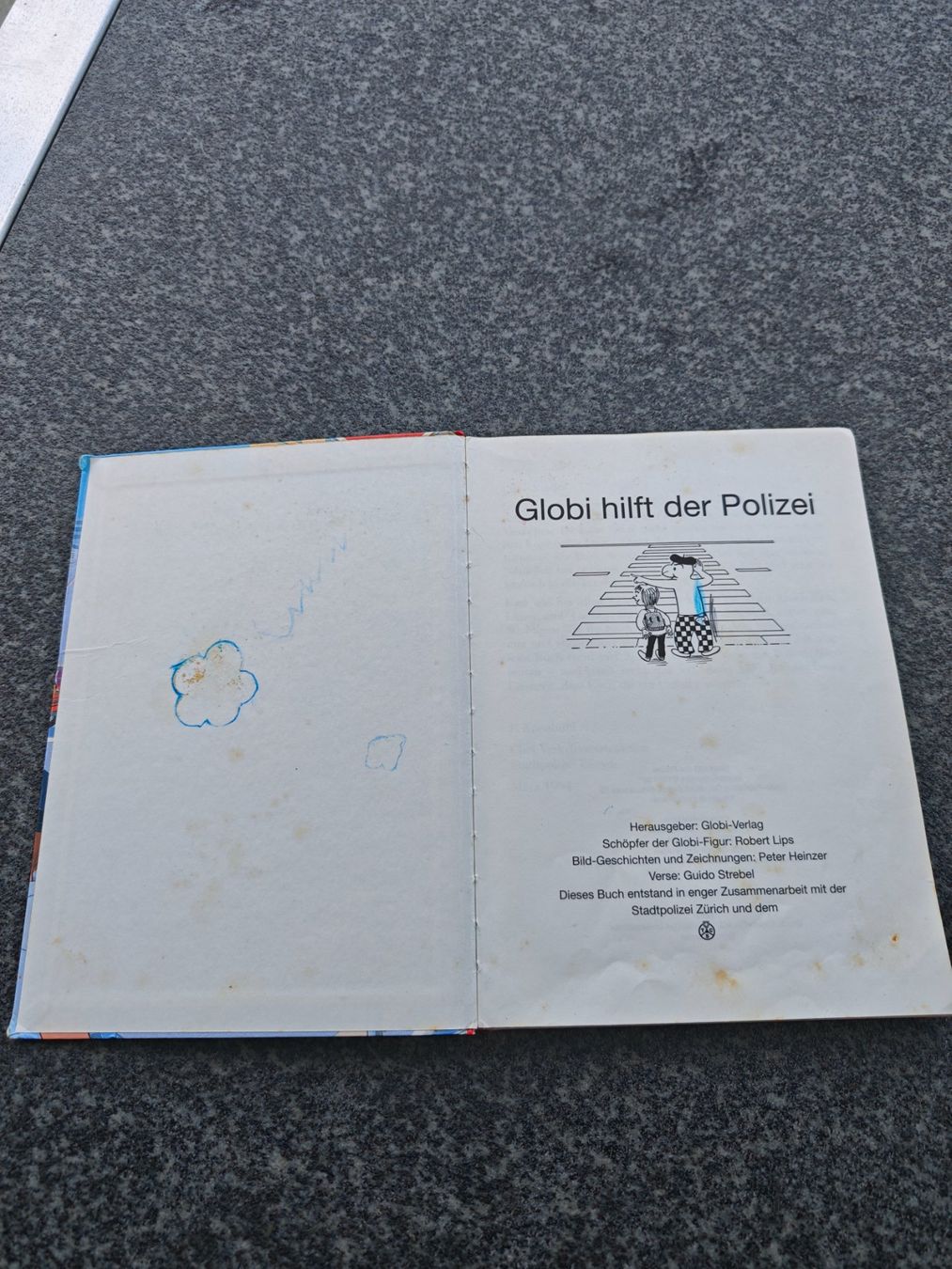 Livres: Kinderbuch Globi hilft der Polizei 1994 – D'occasion à Gunzgen par 0Aurin0 1