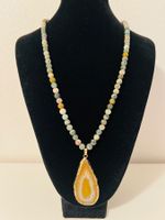 Agate Pendant Necklace