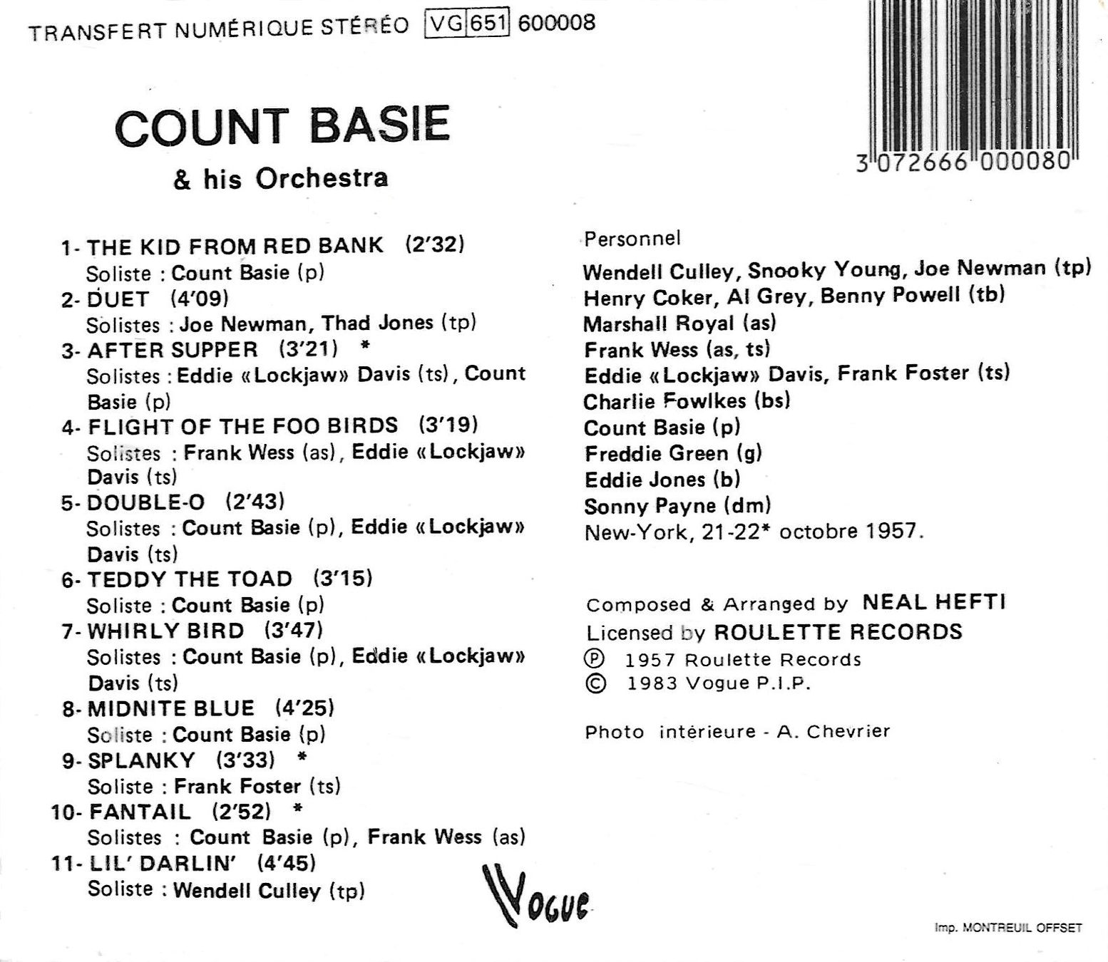CD: Count Basie & His Orchestra - Atomic – Usato da Savagnier venduto da Ne2065 1