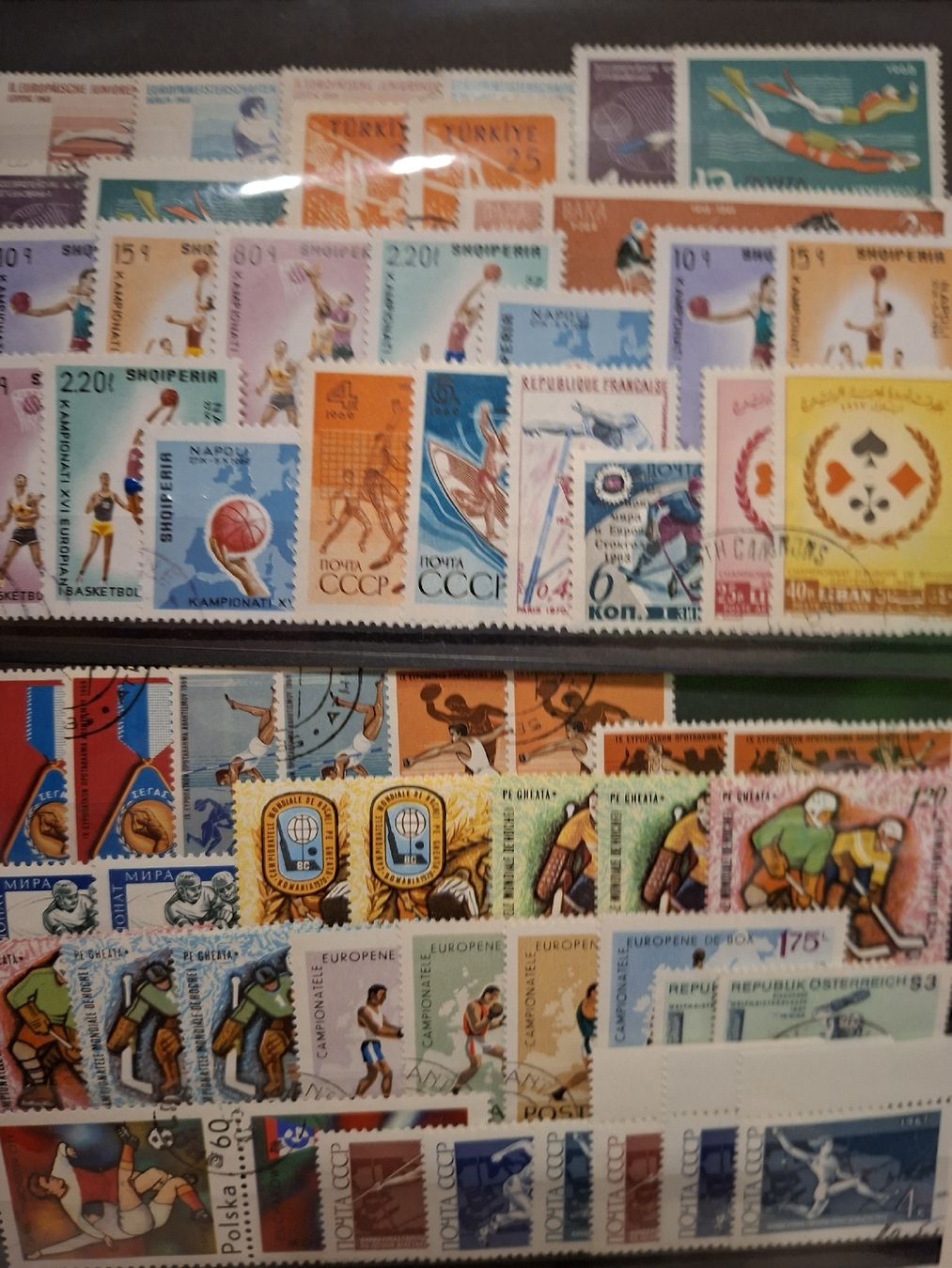 Alle Briefmarken: Sportmotive diverser Länder  – Gebraucht aus Balgach von SIMEON27