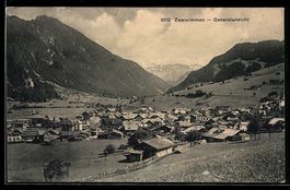 AK Zweisimmen, Generalansicht