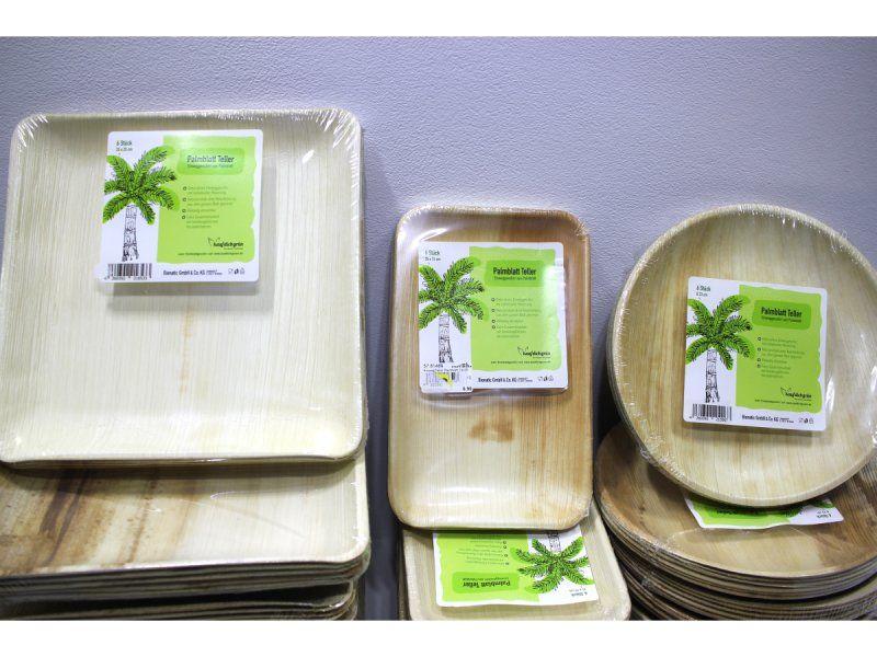 Set di piatti: Palmware®-Geschirr und Besteck – Nuovo e nell'imballaggio originale da Kehrsatz venduto da ba-ch 1