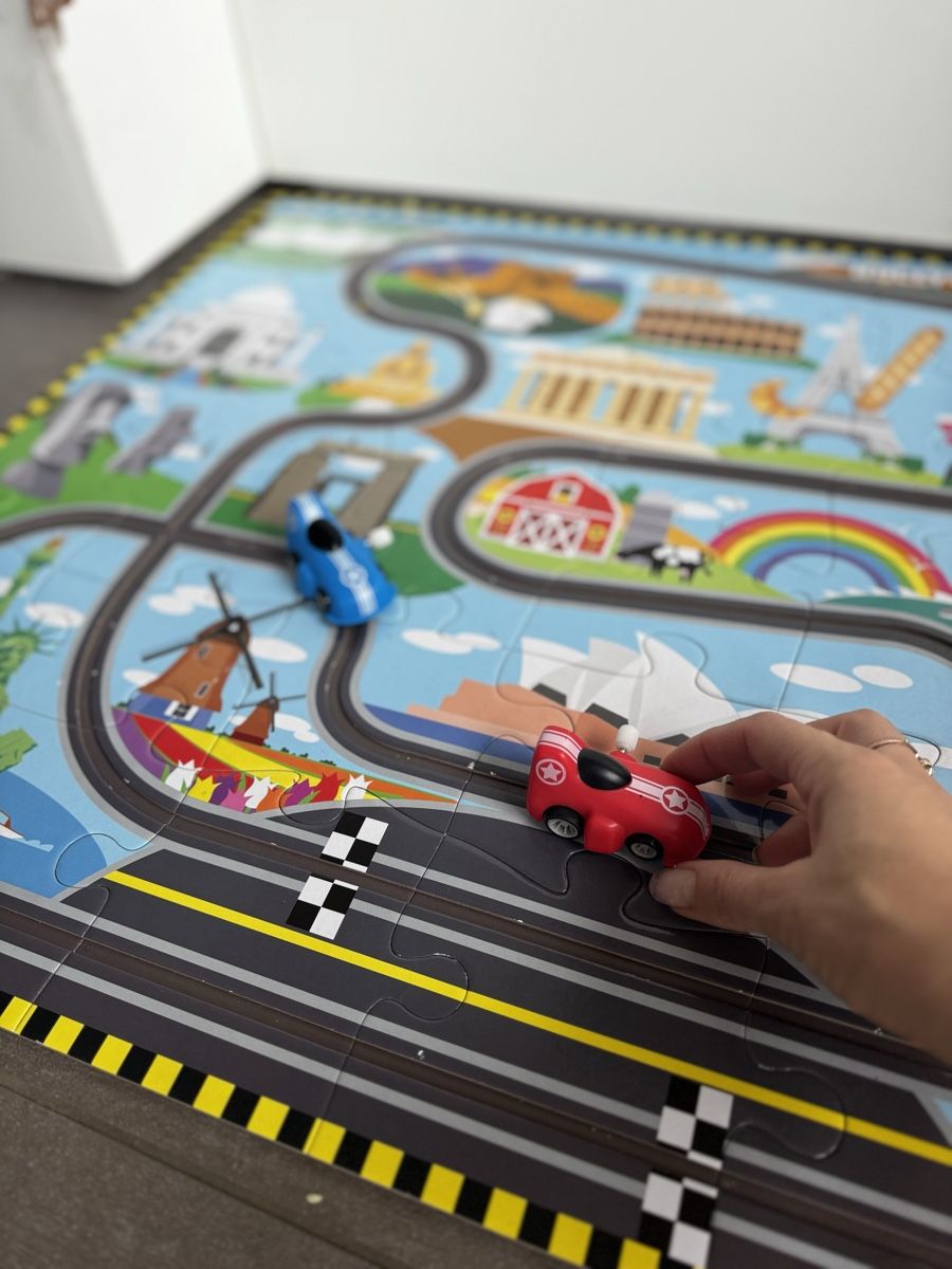 Puzzle: Melissa & Doug Weltreise Puzzle mit Autos – Usato da Goldau venduto da mira221 5