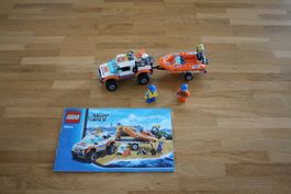 Lego City 60012 Küstenwachen Fahrzeug mit Schlauchboot