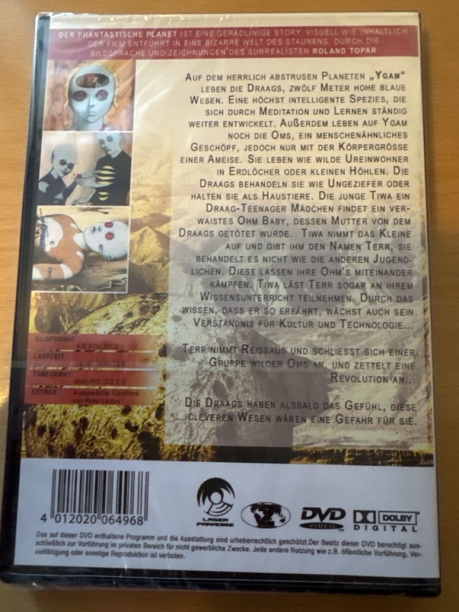 Alle DVDs: Der Phantastische Planet – Neu und originalverpackt aus Brunnadern von Nanuk60 1