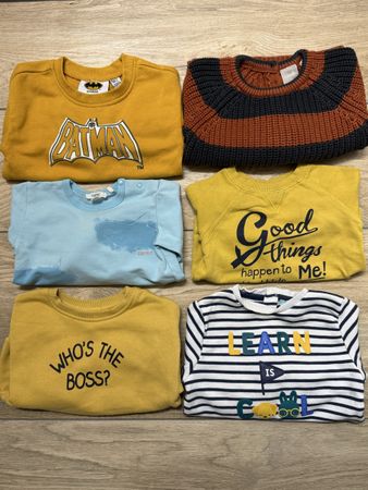 6x Dicker Pullover für Jungen, Größe 74 Esprit, Smile,… 🦊