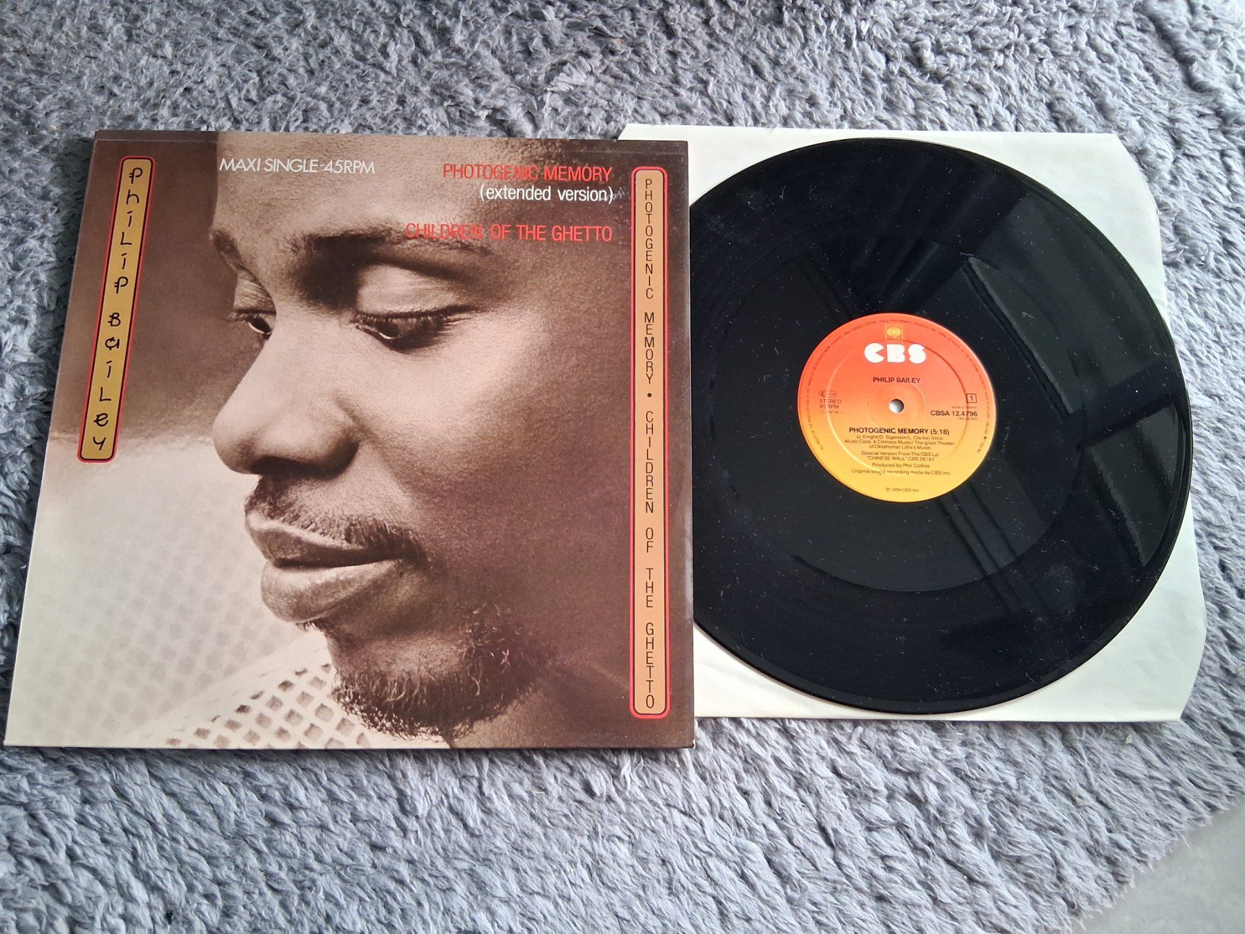 Dischi in vinile: PHILIP BAILEY    PHOTOHENIC MEMORY   12 MAXI SINGLE – Usato da Wetzikon ZH venduto da Ramones01