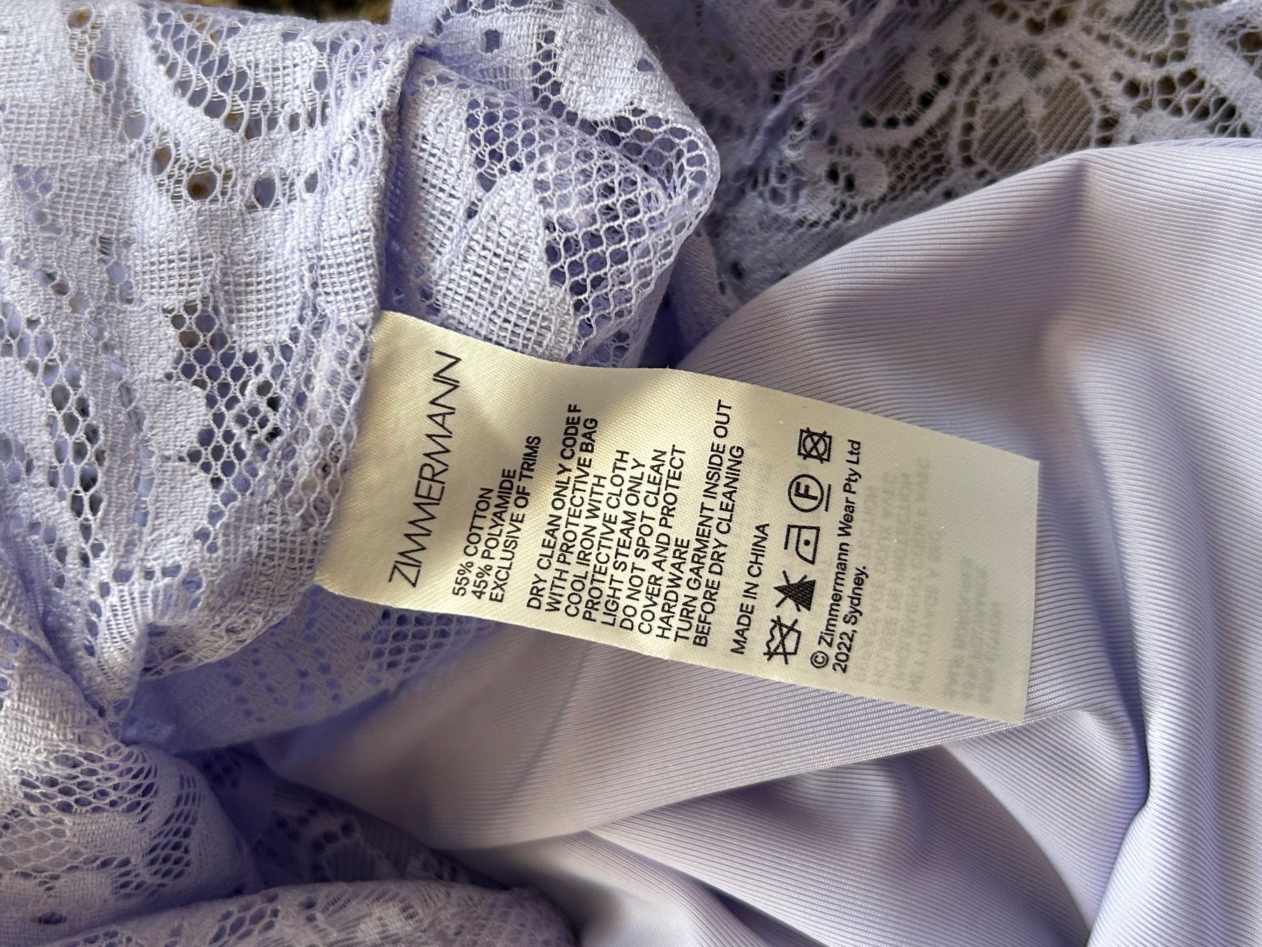 Zimmermann Camicette: Zimmermann Lilac Lace Blouse – Usato da St.Josefen venduto da lop_lh8d 9
