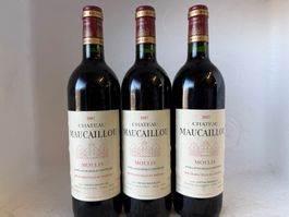 3 Flaschen Chateau Maucailou, Moulis 1997, Top Zustand!