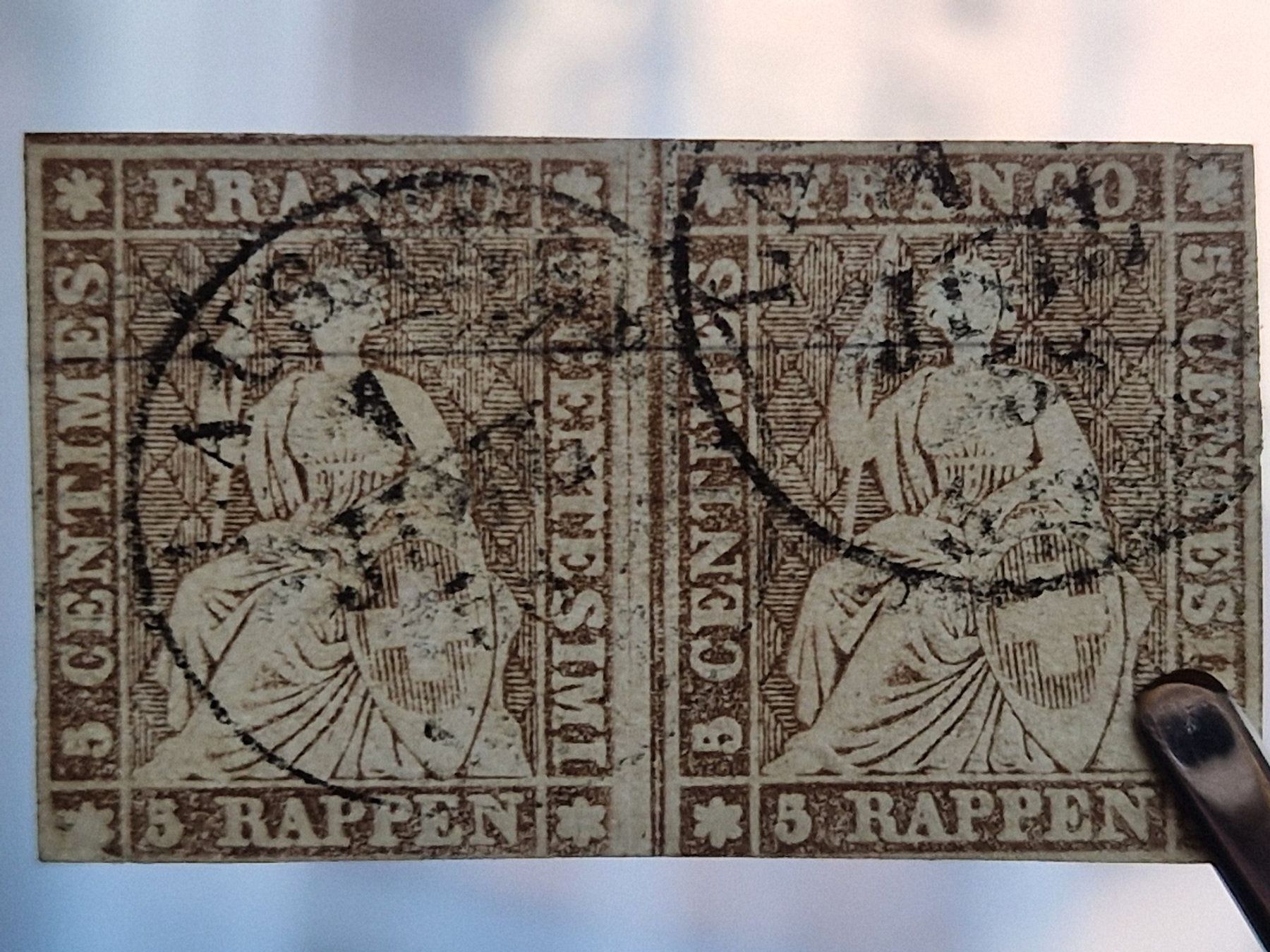 Tutti i francobolli: Strubel 22D im Paar, ab 1.- – Usato da Burgdorf venduto da Glossy01 6