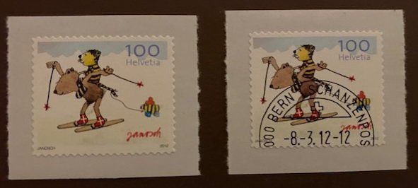 Tutti i francobolli: Sondermarke Janosch postfrisch und ET gest. – Nuovo (secondo la descrizione) da Quartino venduto da Gutri44