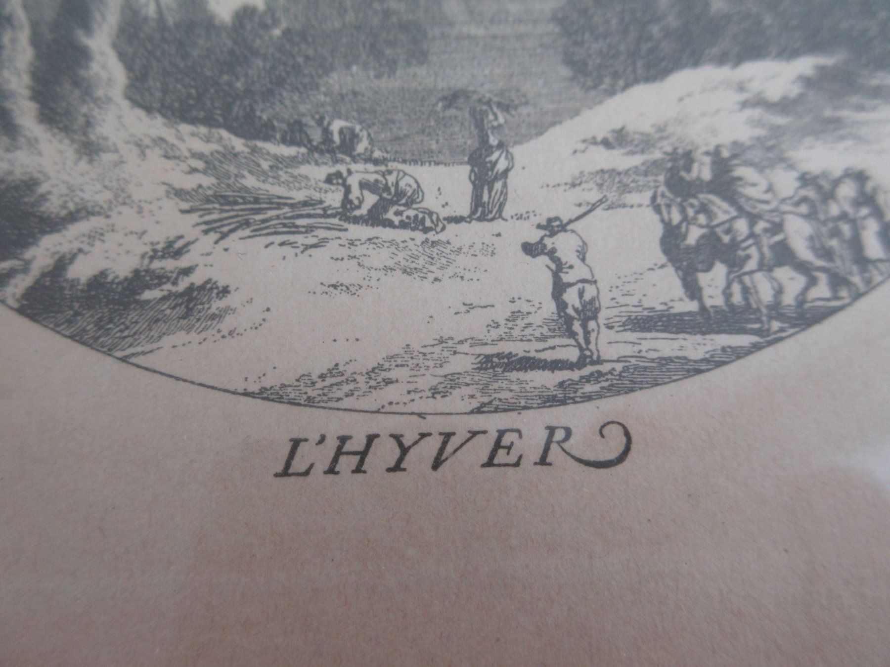 Incisioni: Stich "L'Hyver", gravé par Perelle – Usato da Binningen venduto da tempipassati 4