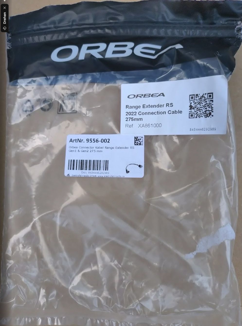 Orbea Pezzi di ricambio: Orbea Range Extender Verbindungskabel – Usato da Spiez venduto da benardo 1