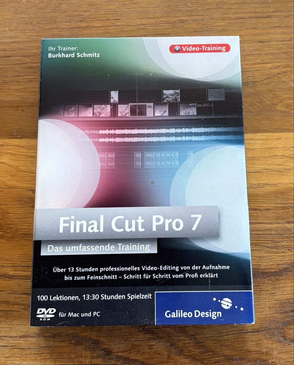 Tutti i DVDs: Final Cut Pro 7 Lern-DVD Galileo Press – Usato da St. Margrethen SG venduto da Aroimaak