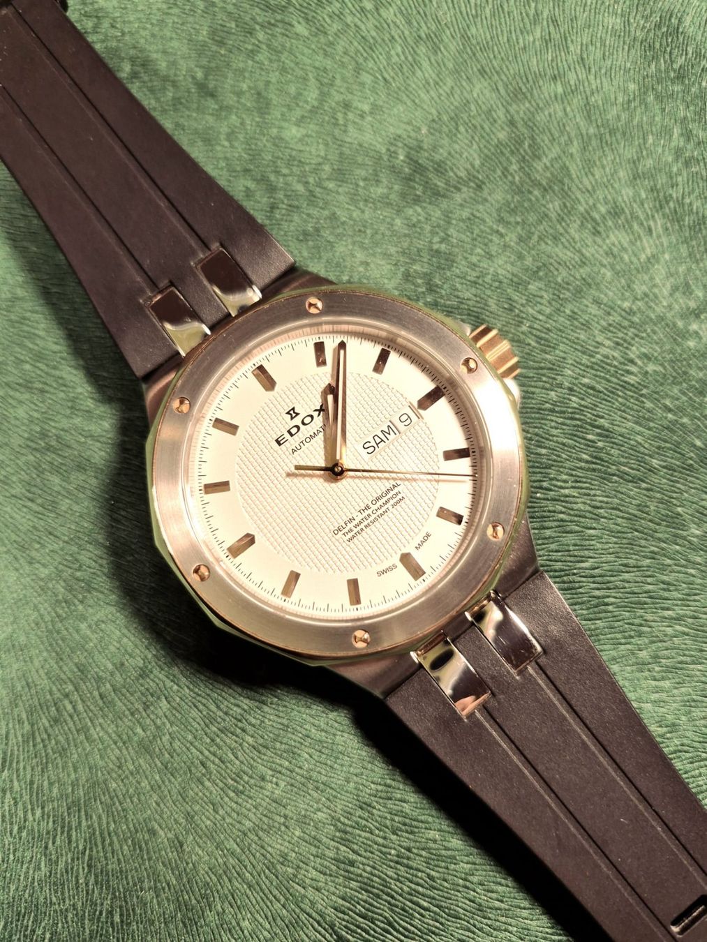 Edox Orologi: Edox Delfin Day-Date Automatic 43mm – Nuovo (secondo la descrizione) da Gais venduto da thomasc9044