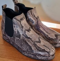 Stiefeletten Schlangenprint Grösse 39 
