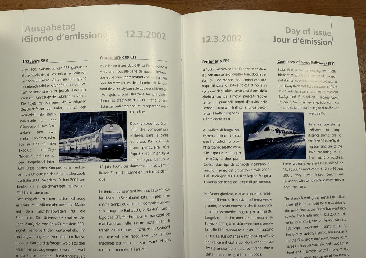 Tous les timbres: Jahrbuch 2002, komplett – D'occasion à Altdorf UR par Sanna08 3