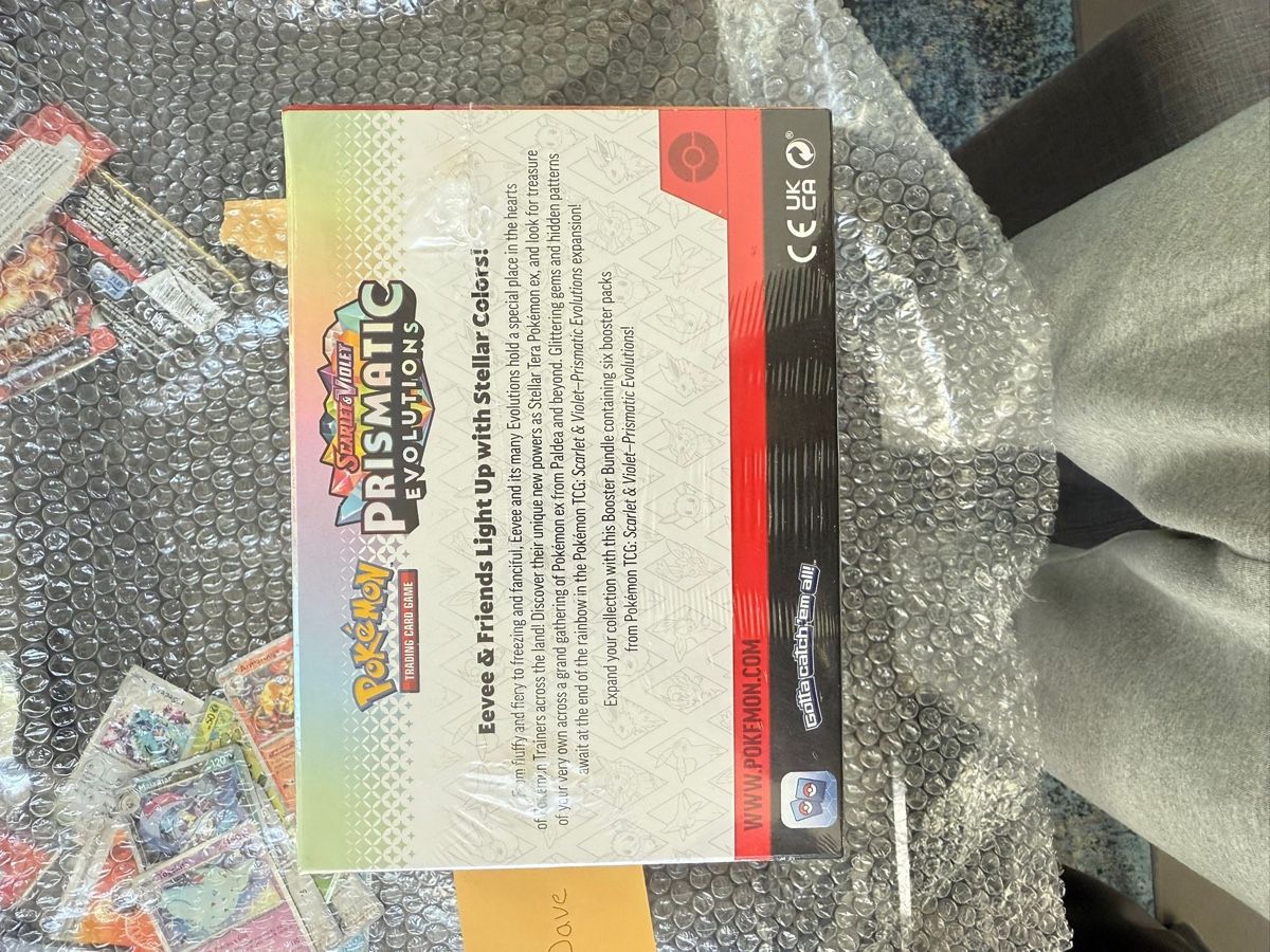 Pokémon Sammelbilder & Trading cards: Prismatic Evolutions Booster Bundle Display – Neu und originalverpackt aus Grandson von nopaoch 2
