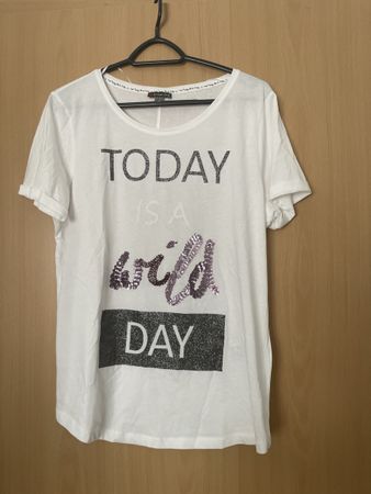 Street One Shirt mit schönem Aufdruck Gr 40