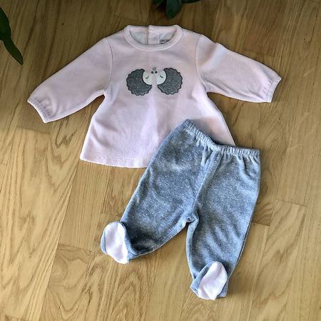 Neuwertig - Baby Kleiderset Gr. 56 - 62 von Obaibi