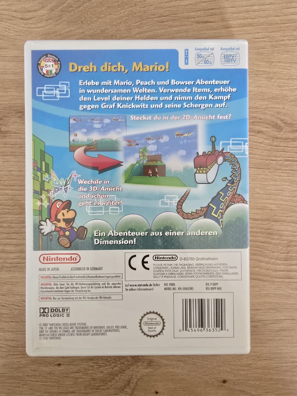 Nintendo Spiele: Super Paper Mario - Nintendo Wii  – Gebraucht aus Chur von 1996hiphop 1