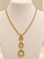 750 Gold Kette&Anhänger mit 34 Diamanten