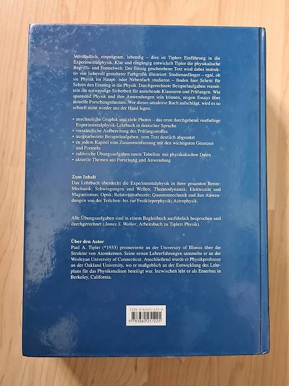 Livres: Physikbuch Paul A. Tipler – D'occasion à Wolfwil par Oli0 1