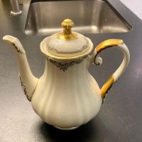 Teekanne Krautheim Selb Bavaria, Golddekor