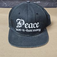Casquette Rocksmith noire Peace love-n-harmony snapback