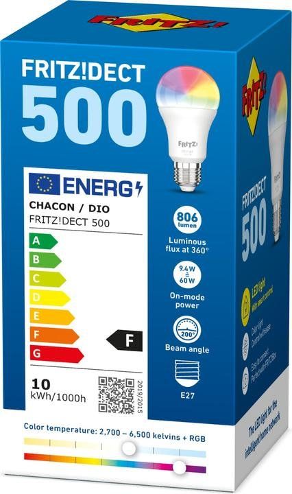 Lampade: Fritz!Dect 500 LED Lampe RGB neuwertig – Nuovo (secondo la descrizione) da Vaduz venduto da vestra