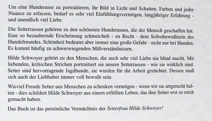 Libri: Das Rasse-Portrait Setter – Usato da Schlatt TG venduto da annesbuecher 1