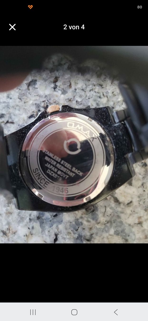 Orologi: OMAX Herrenuhr, Edelstahl, WR30 – Usato da Toffen venduto da ver_x68f 1