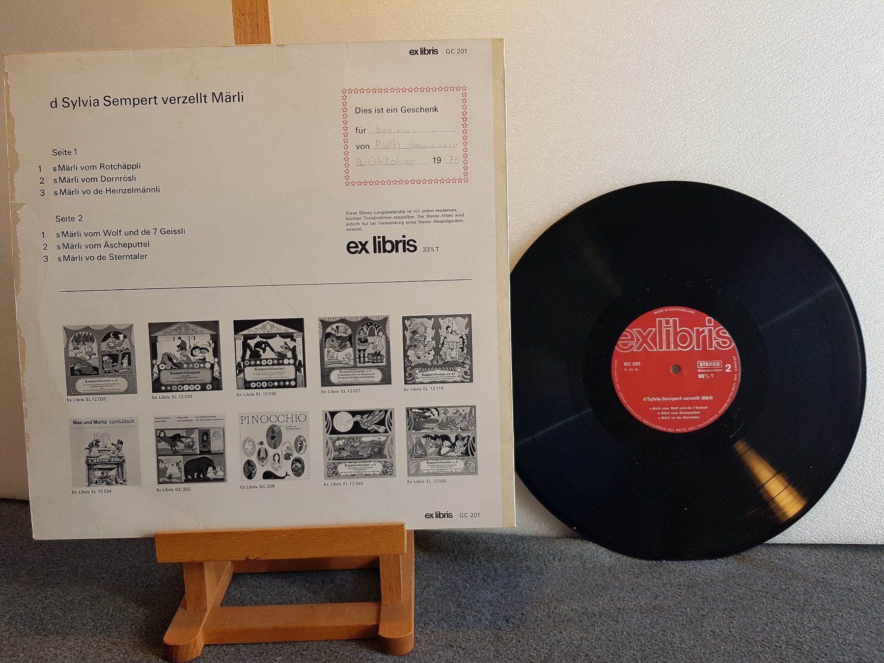 Schallplatten: Sylvia Sempert verzellt Märli Schallplatte – Gebraucht aus Othmarsingen von chrampfi01 1