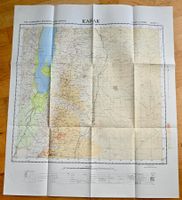 Landkarte KARAK Jordanien 1:250'000 1949 sheet 2